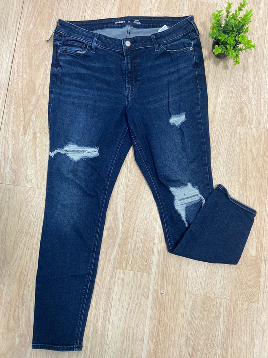 OLD NAVY ROCKSTAR SUPER SKINNY JEANS SIZE 14