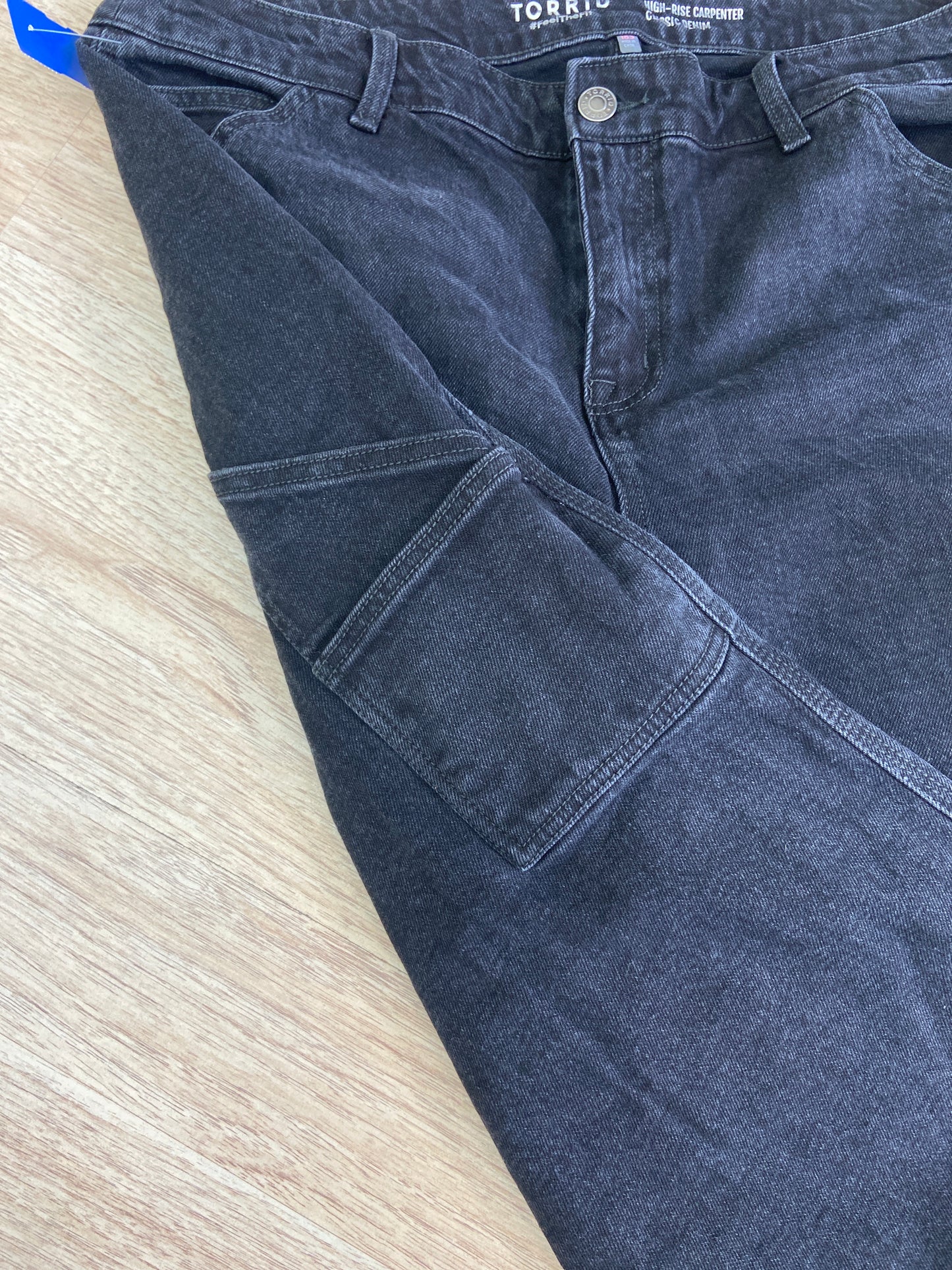 TORRID HIGH RISE CARPENTER CLASSIC JEANS SIZE 18S