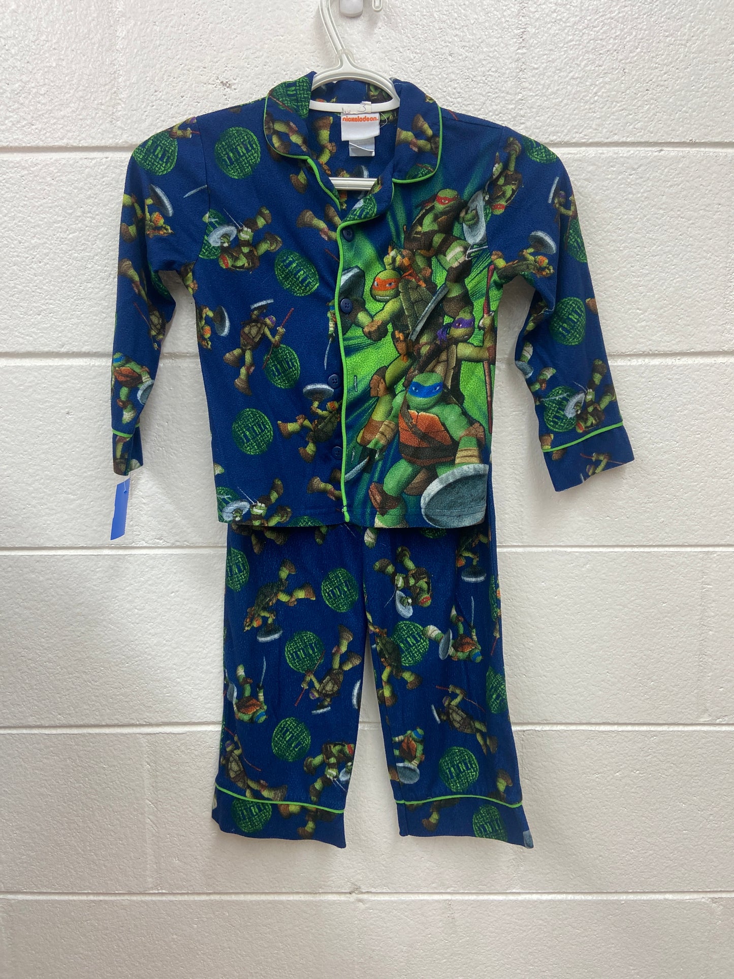 BOYS SIZE 6 NINJA TURTLE NICKELADEON PAJAMAS