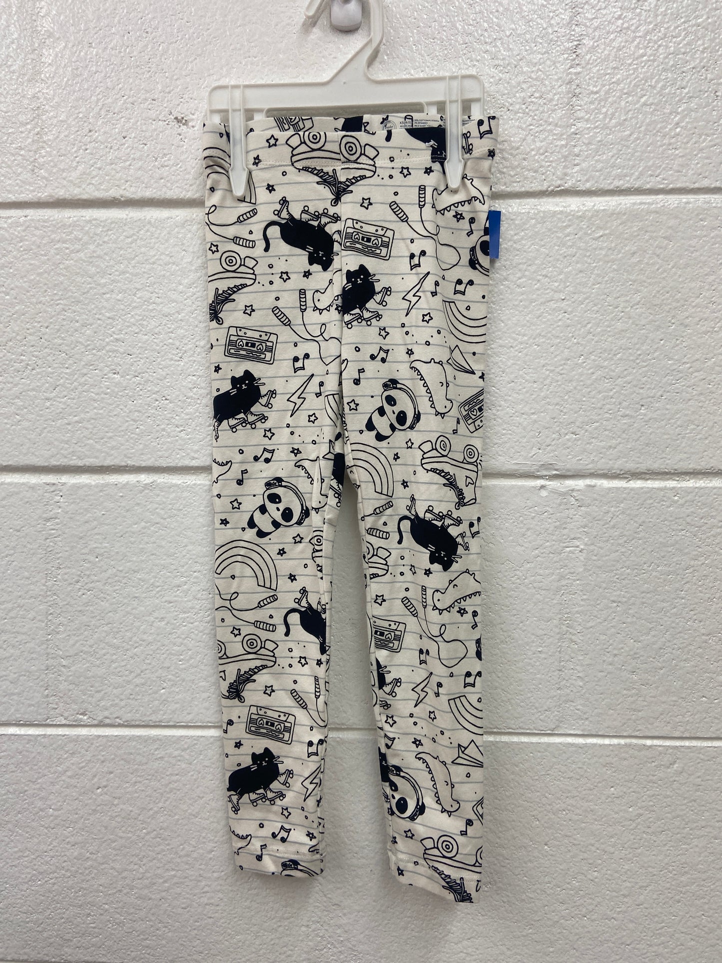WONDER NATION LEGGINGS 4-5 GIRLS