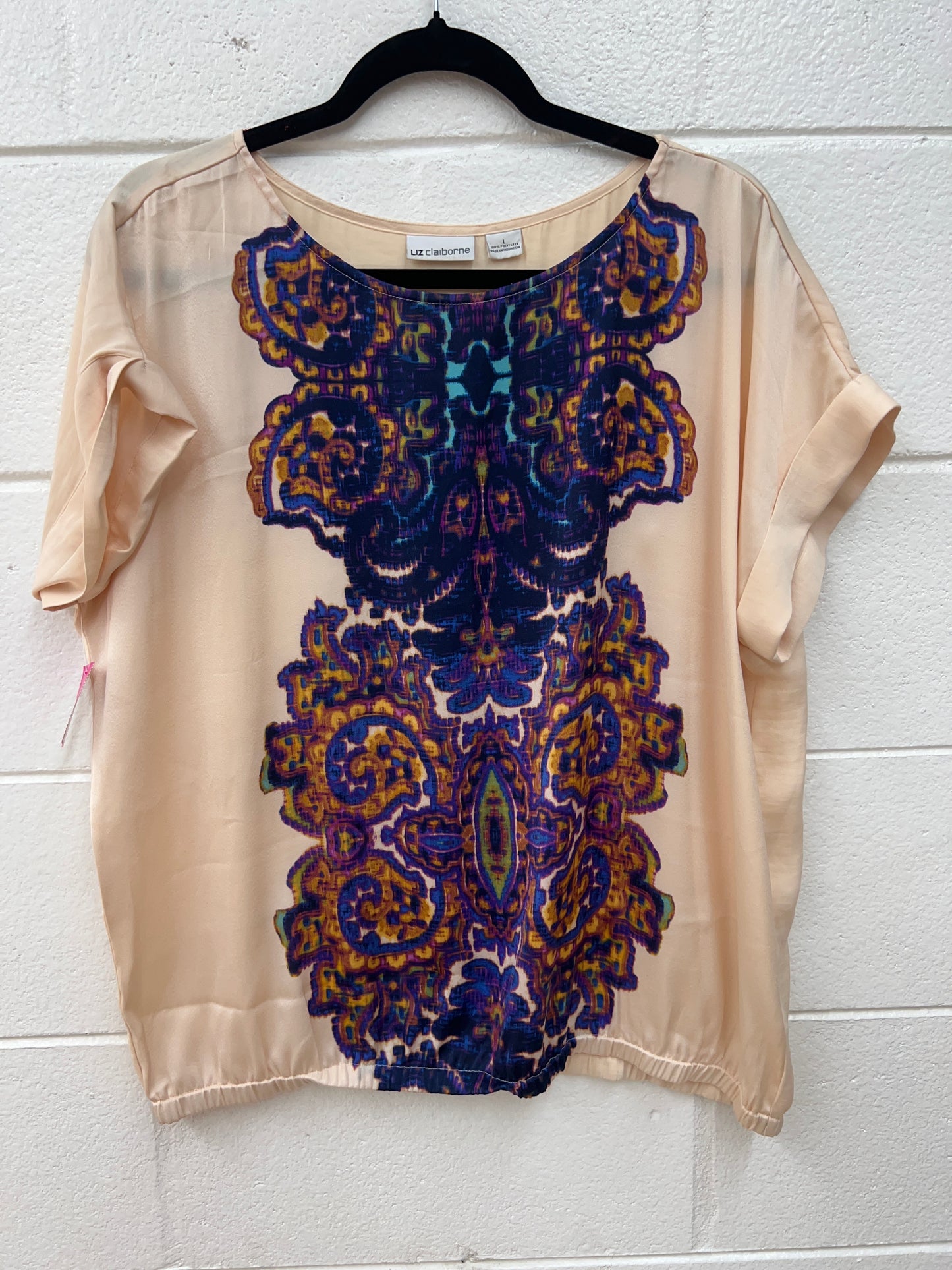 WOMENS LARGE LIZ CLAIBORNE DESIGN TOP