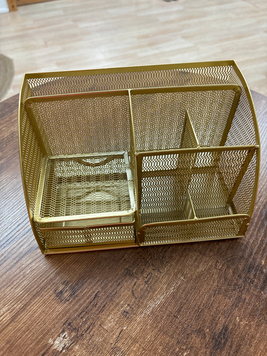 GOLD OFFICE ORGANIZER