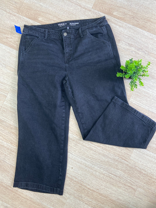TORRID HIGH RISE CARPENTER CLASSIC JEANS SIZE 18S