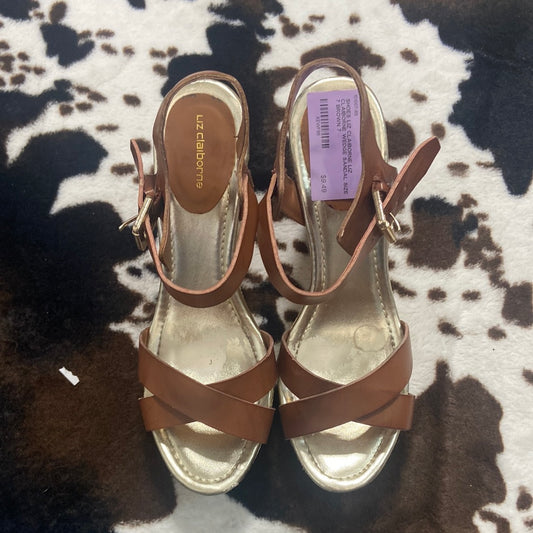 LIZ CLAIBORNE WEDGE SANDAL SIZE 7