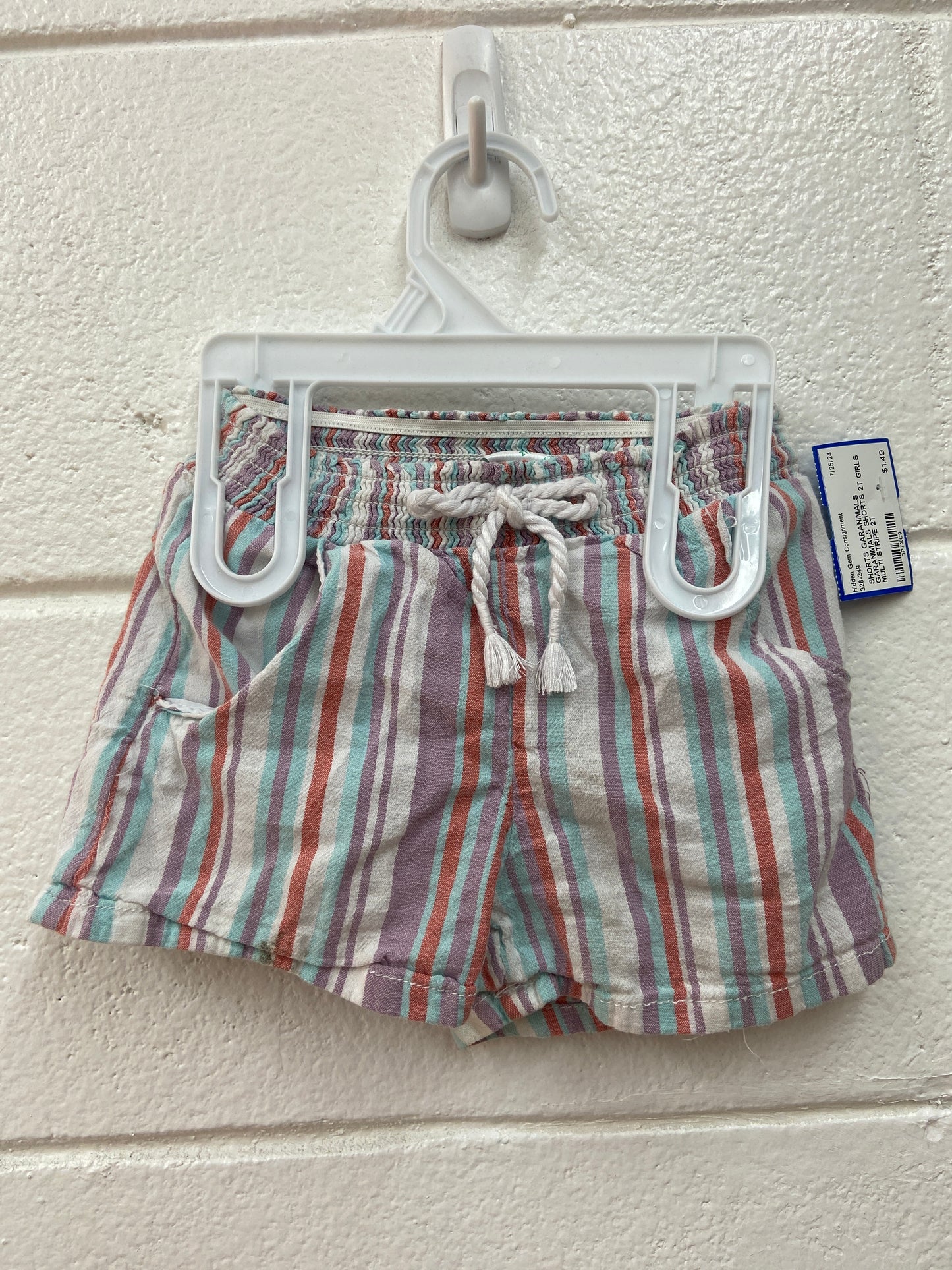 GARANIMALS SHORTS 2T GIRLS