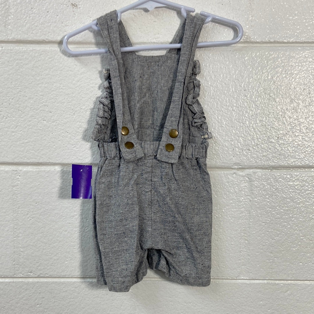 GIRLS THE MINTED MOOSE OVERALLS SIZE 12/24M