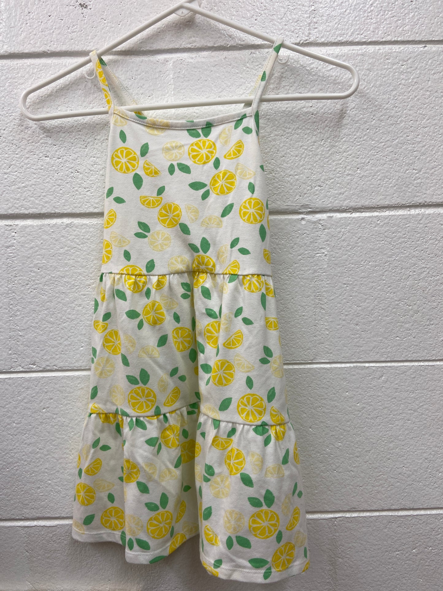 GIRLS CAT & JACK SIZE 6/7 LEMON DRESS