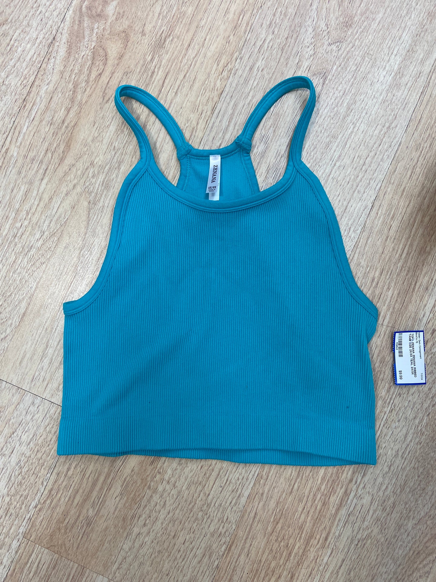 ZENANA RIBBED TANK SIZE 2X/3X