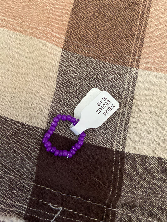 PURPLE BEDED RING