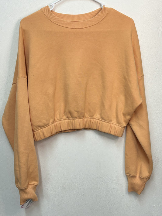 WOMENS HOLLISTER ORANGE CROP TOP MED