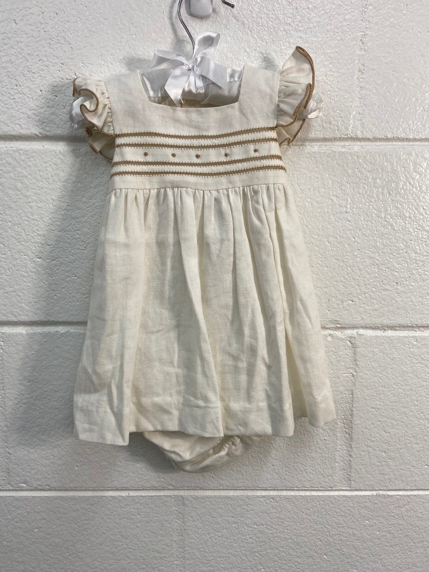 EDGEHILL COLLECTION 2PC GIRLS DRESS 3M