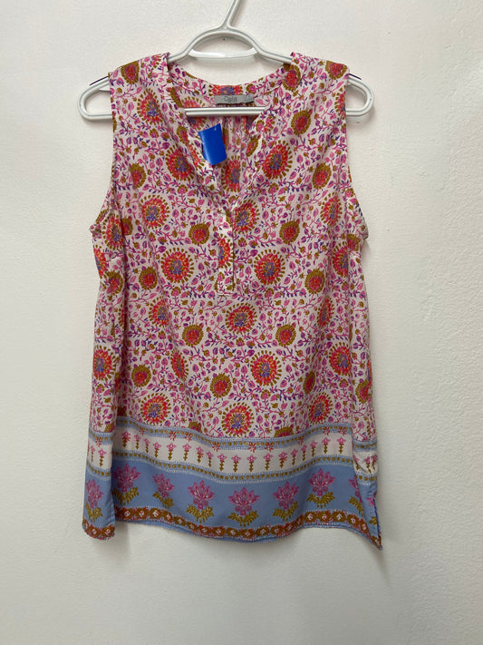 WOMENS DALIA PINK FLORAL TOP LARGE